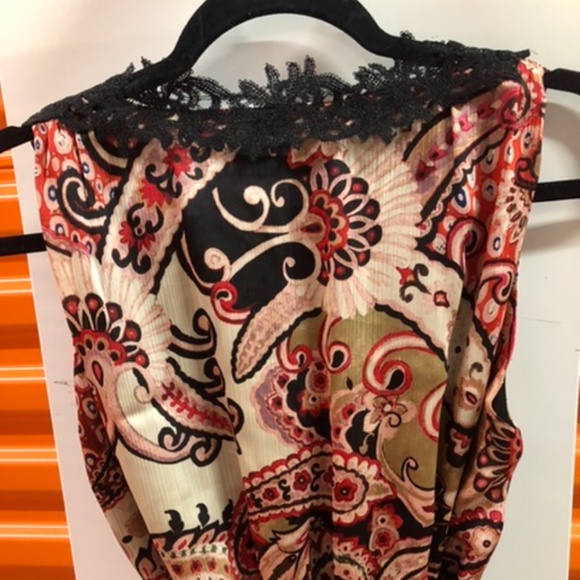 ❤️🖤💖 Zara Silky Print Wrap Slit Belt Dress, M, New - Picture 3 of 7